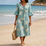 Women's Casual Dress with Floral Print