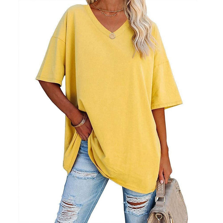Karen | Casual Loose V-neck T-shirt