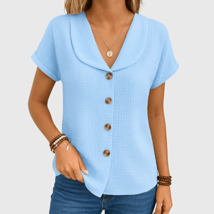 Maureen | Chic Buttoned Blouse