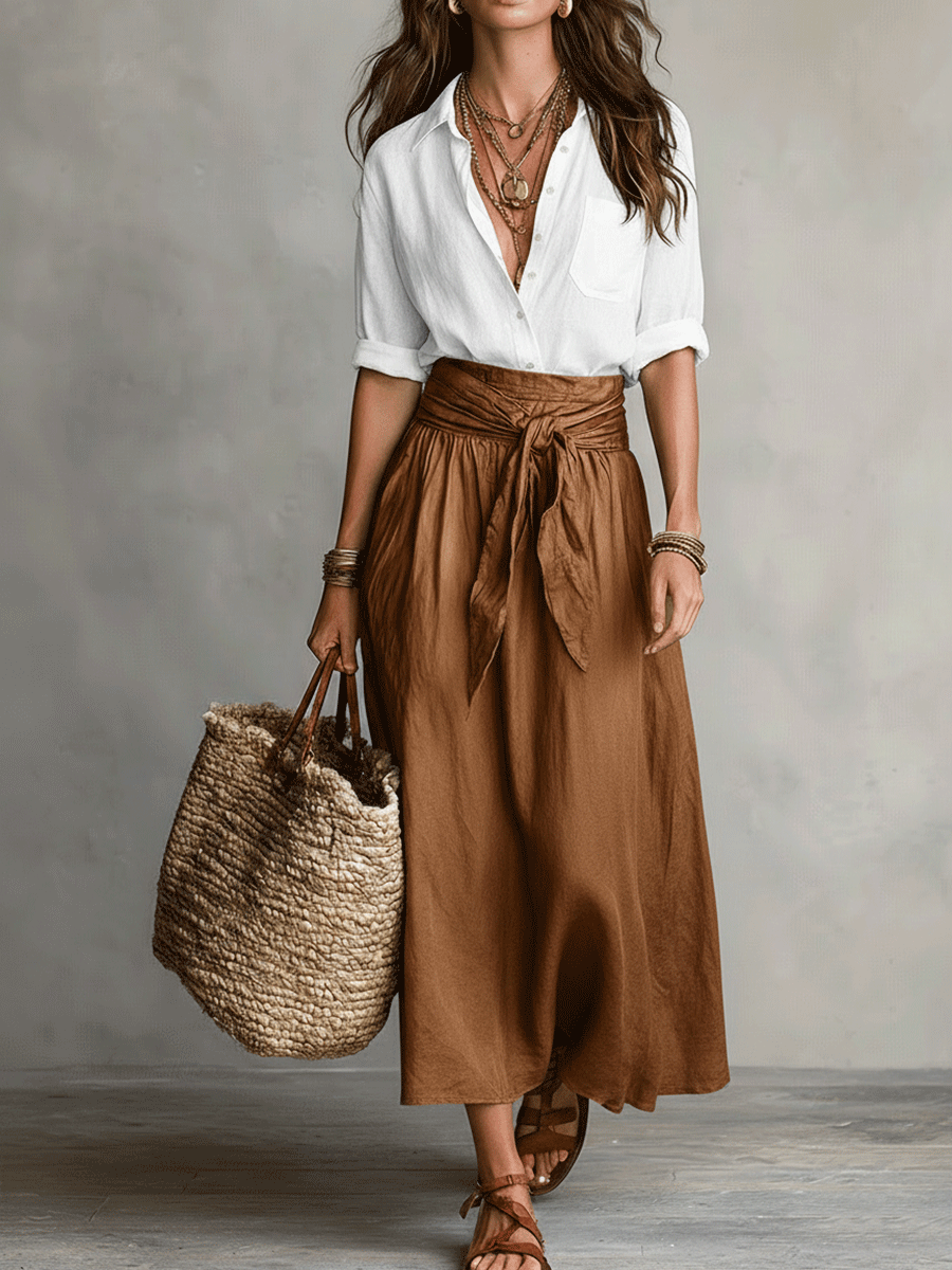 DAISY | Effortless Elegance Boho Skirt Set