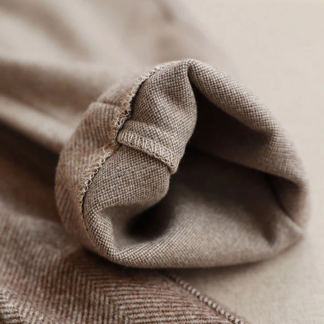 Lex | Heritage herringbone trousers