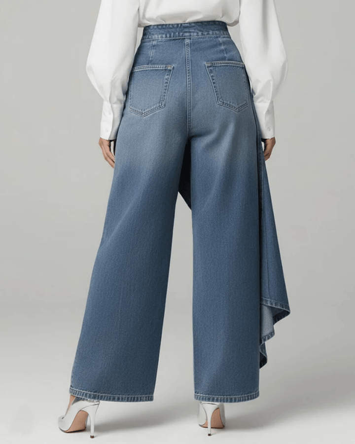 Yasmin | Denim Wrap Trousers