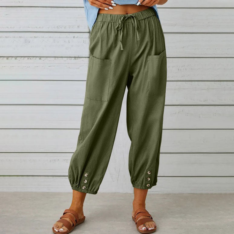 June | Summer Cotton Linen Trouser