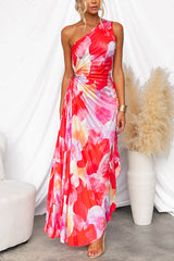 Ellis & Johnson™ | Pleated One-Shoulder Dress
