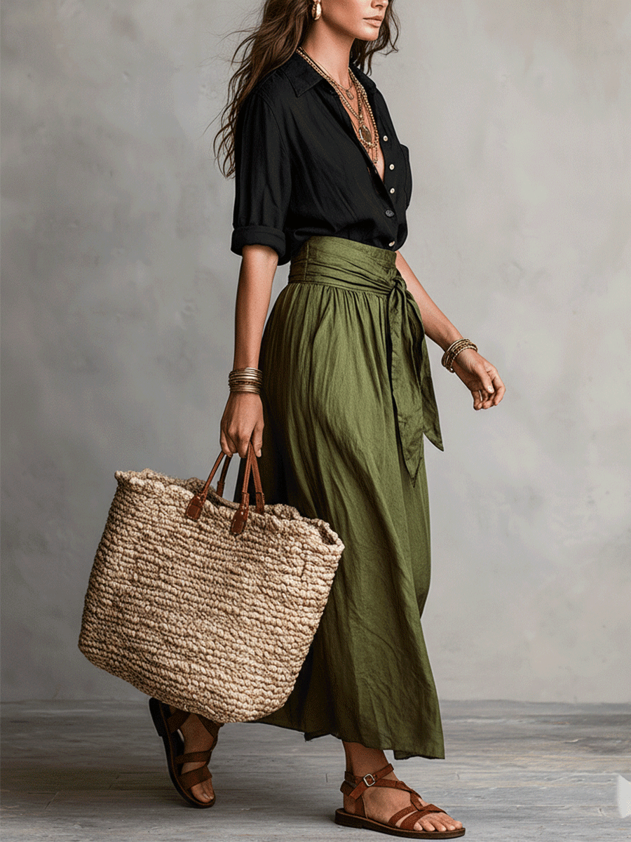 DAISY | Effortless Elegance Boho Skirt Set
