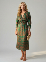 Bellthorne | Natural Wrap Midi Dress