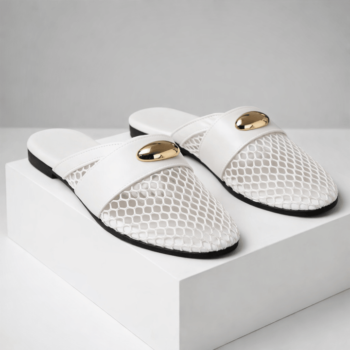 Arlena Leather Mules