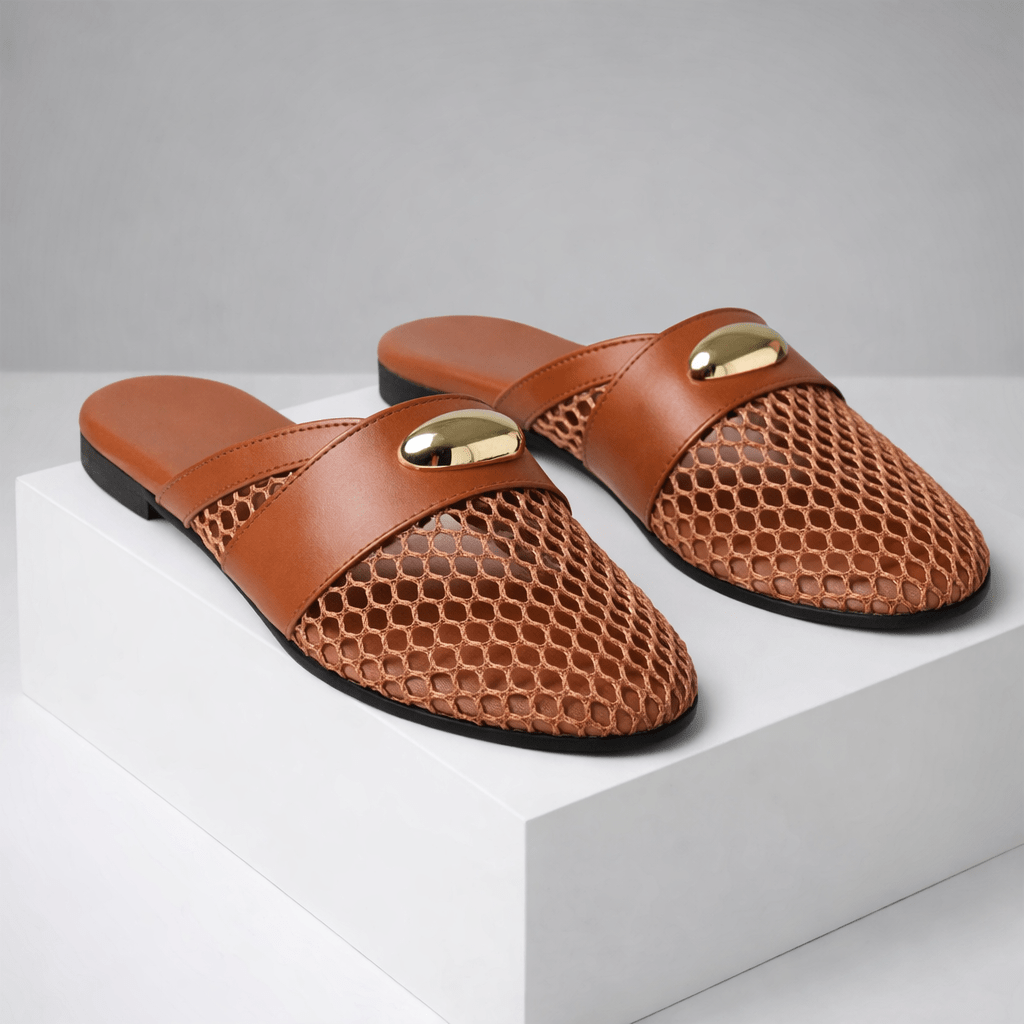 Arlena Leather Mules