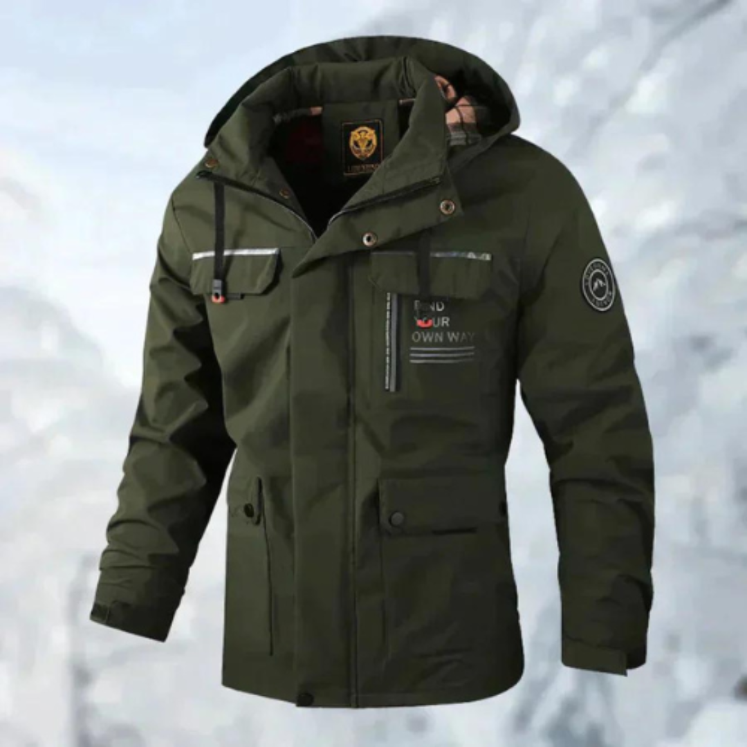 Men's Insulated Waterproof Jacket | Stylish, Lightweight, Versatile