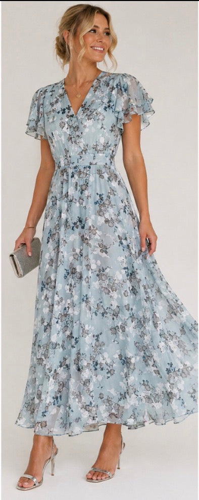 Ellis & Johnson™  | Glamorous Dress with Tummy Coverage