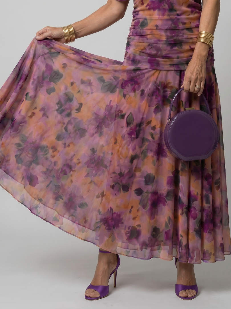 Ellis & Johnson™ | Off Shoulder Flow Midi Dress