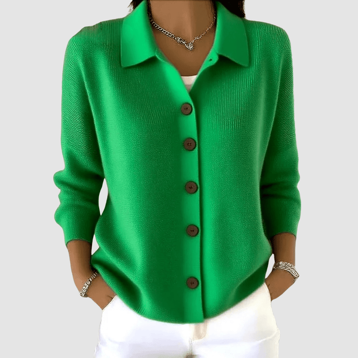 Riah™ | Soft Button-Up Knit Cardigan