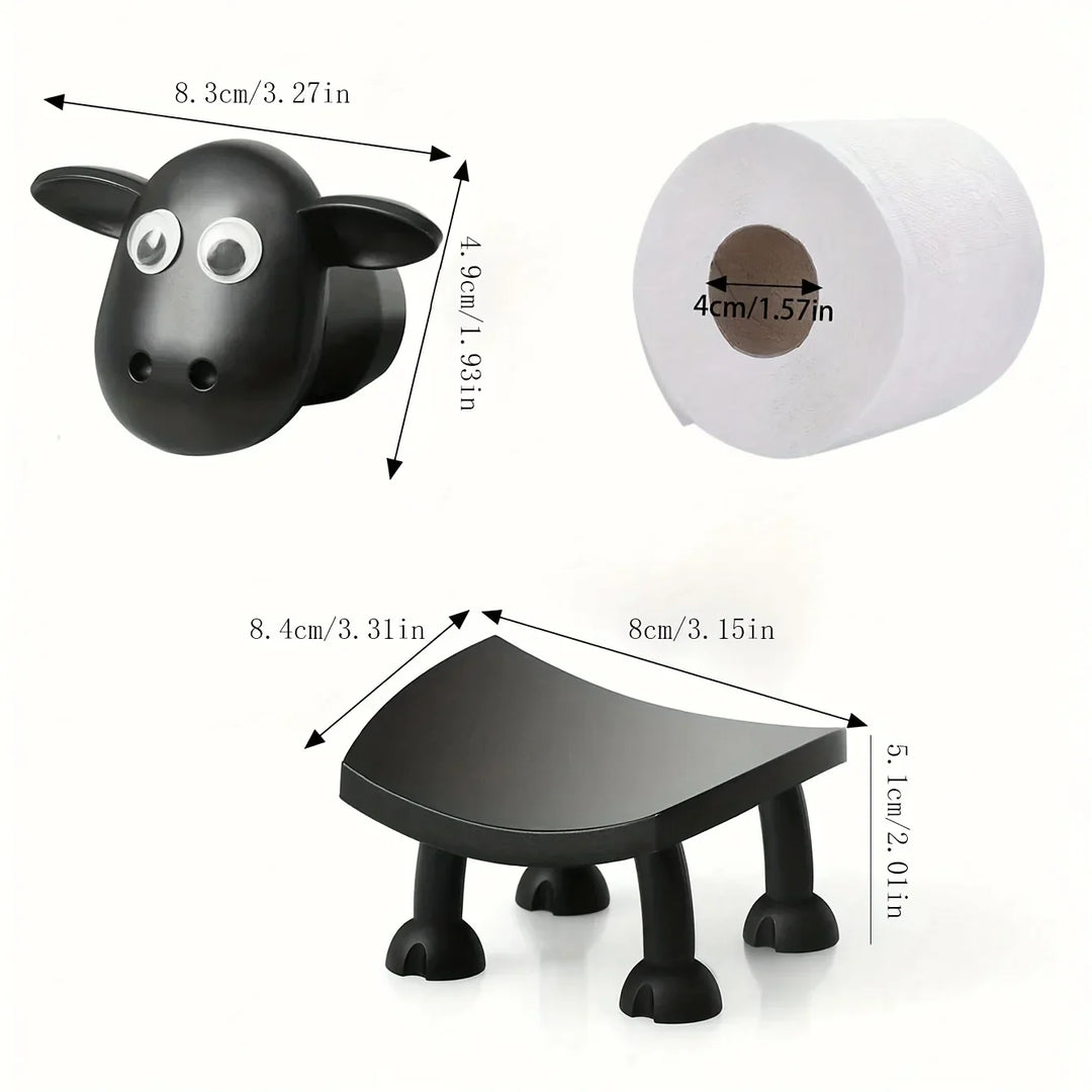Shaggy Sheep Toilet Roll Holder™ | Give Your Bathroom Character