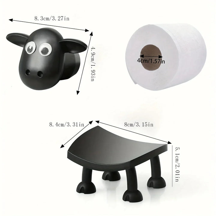 Shaggy Sheep Toilet Roll Holder™ | Give Your Bathroom Character