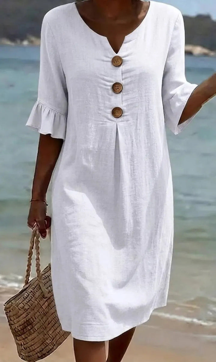 SIENNA | Women’s Everyday Solid Print Dress