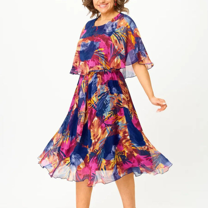 BARBARA™ | Comfortable Plus Size Chiffon Dress