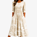 Soft Meadow Blossom Everyday Midi Dress