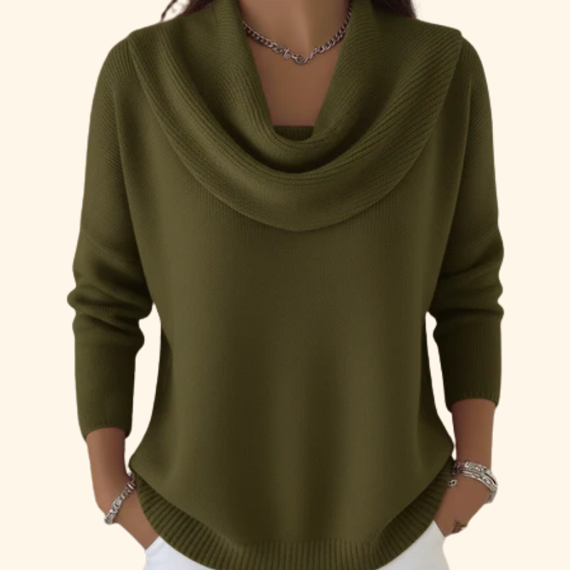 Cowl Neck Jumper for Women