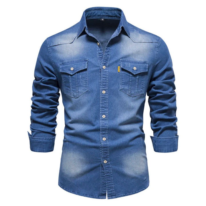 Premium Men's Button-Up Shirt | Elegant, Comfortable, Versatile Fit
