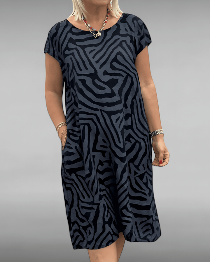 Sarah | Round Neck Dress