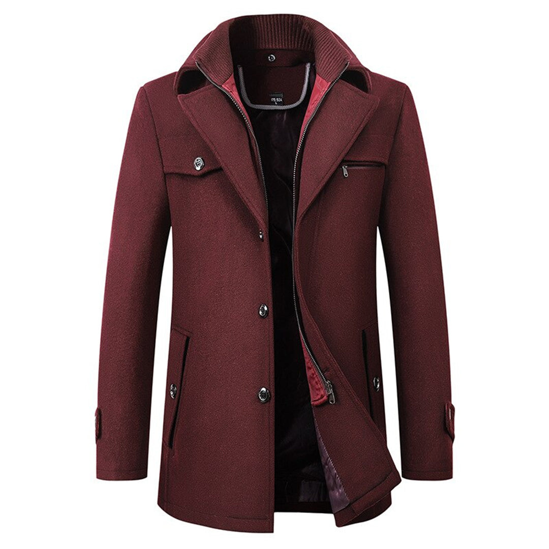 Men's Waterproof Winter Puffer Jacket with Hood