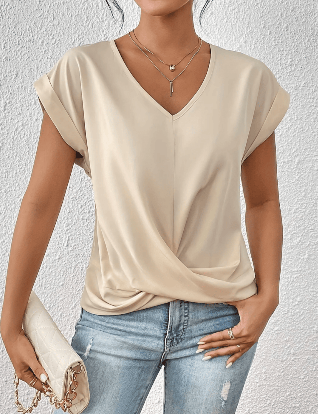 Niamh | Casual V-Neck Top
