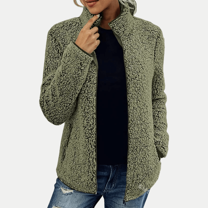 Elviera | Elegant Casual Fleece Jacket