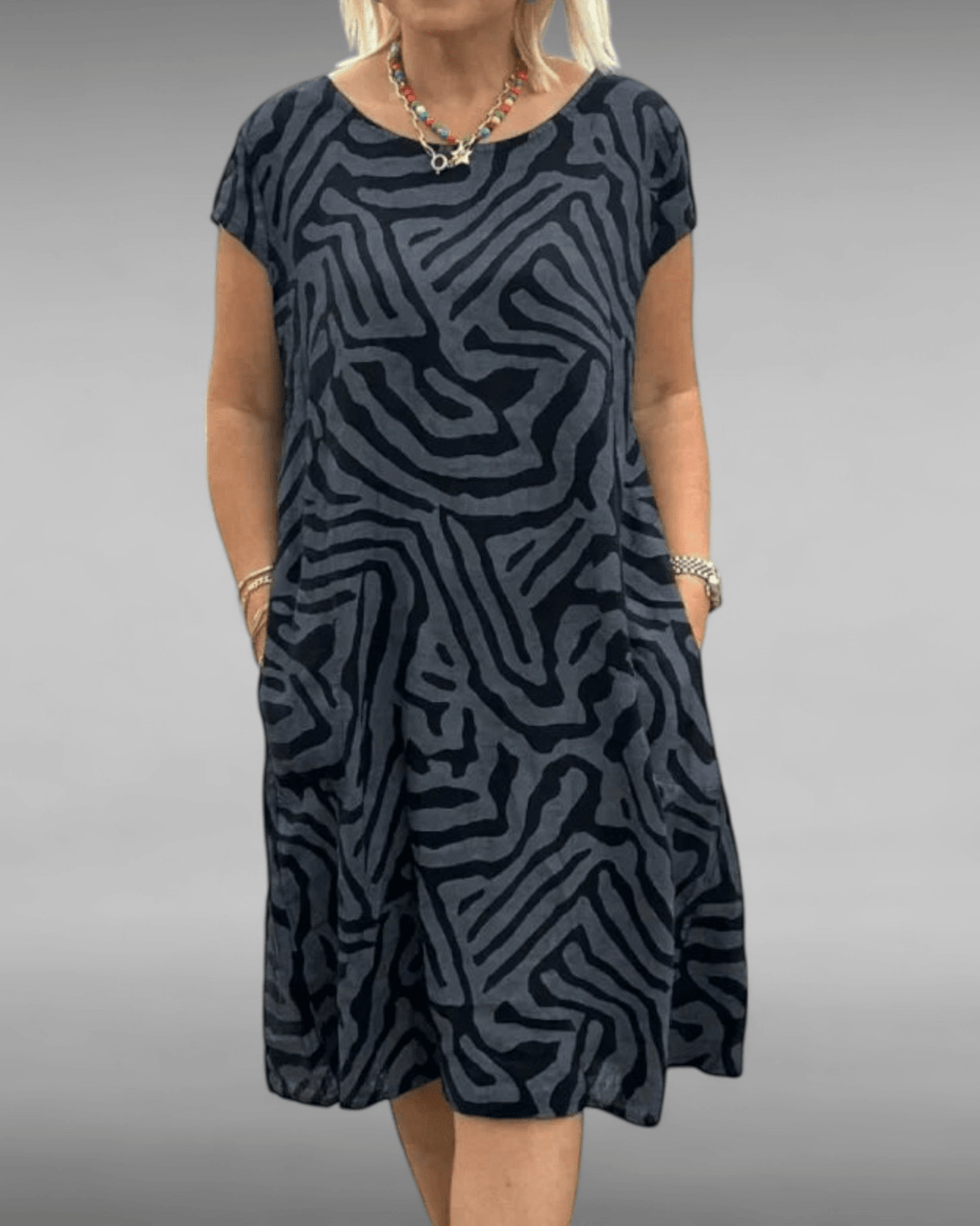 Sarah | Round Neck Dress