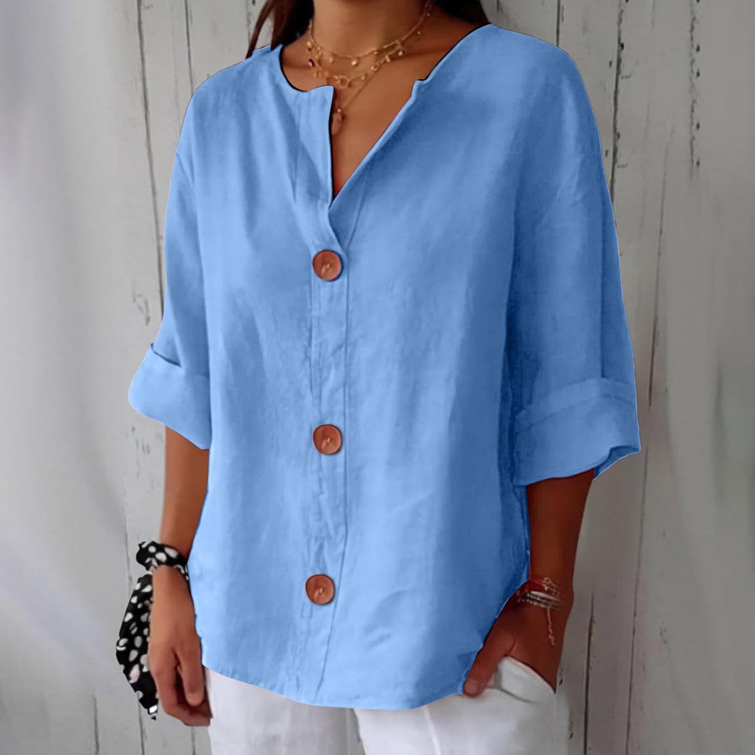HAZEL™ | Loose-fitting Elegant Blouse