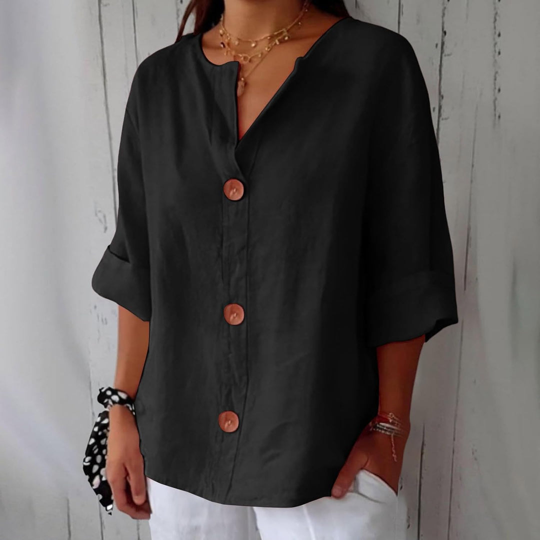 HAZEL™ | Loose-fitting Elegant Blouse