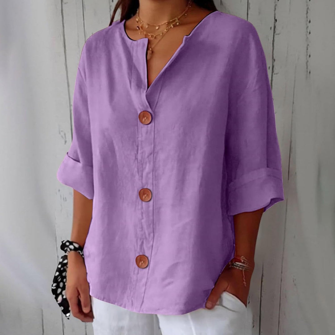 HAZEL™ | Loose-fitting Elegant Blouse