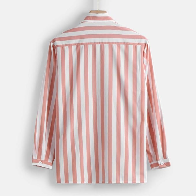 Men's Summer Striped Shirt | Checked, Long Sleeve