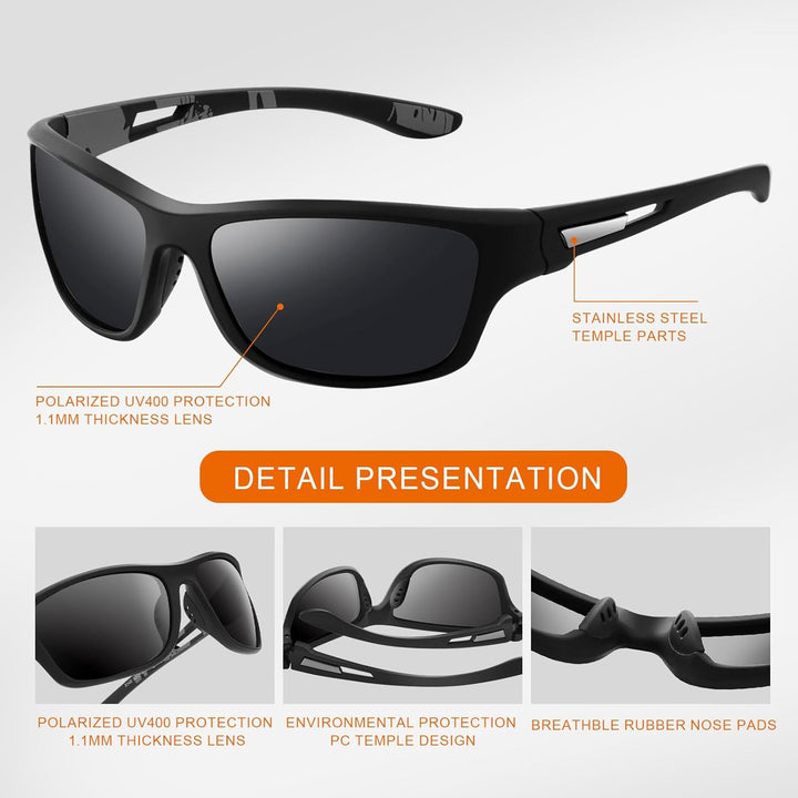 Suoso - Polarised Sport Sunglasses