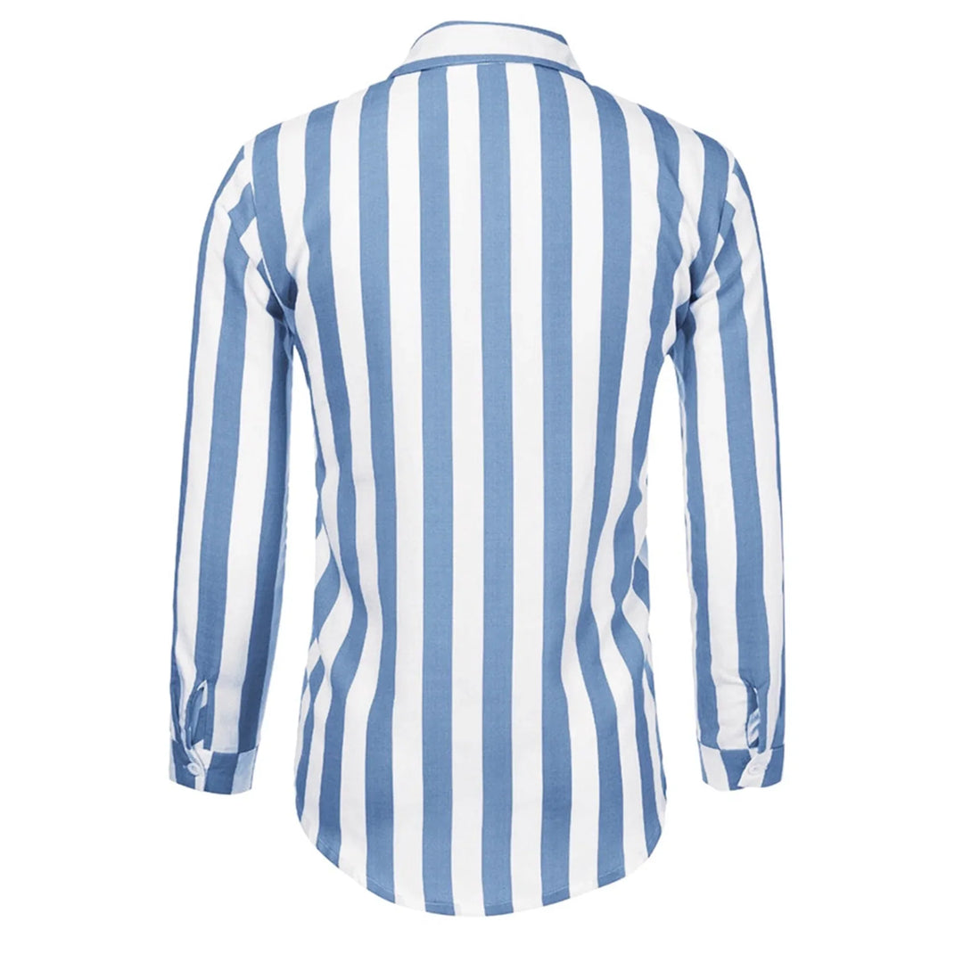 Men's Summer Striped Shirt | Checked, Long Sleeve
