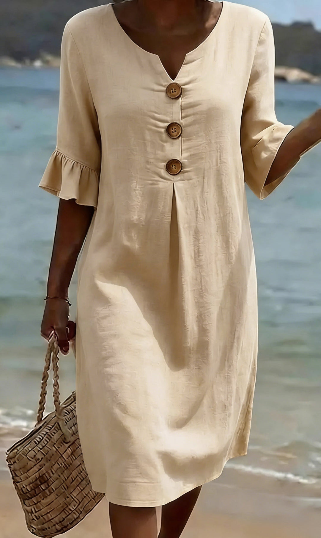 SIENNA | Women’s Everyday Solid Print Dress