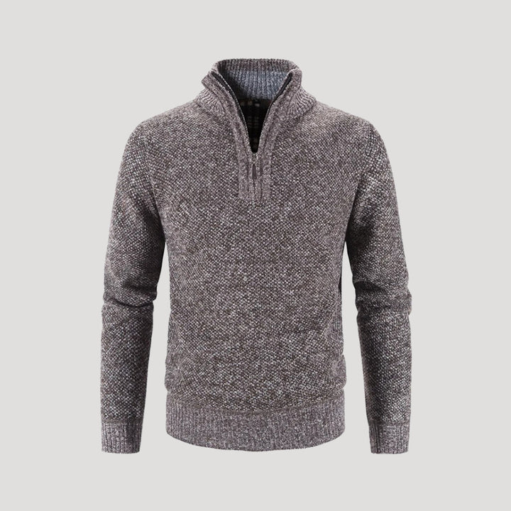Mason | Half zip wool jumper