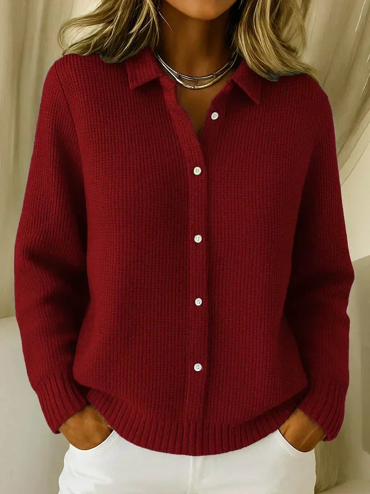 Katrina | Textured Knit Button Cardigan for Women