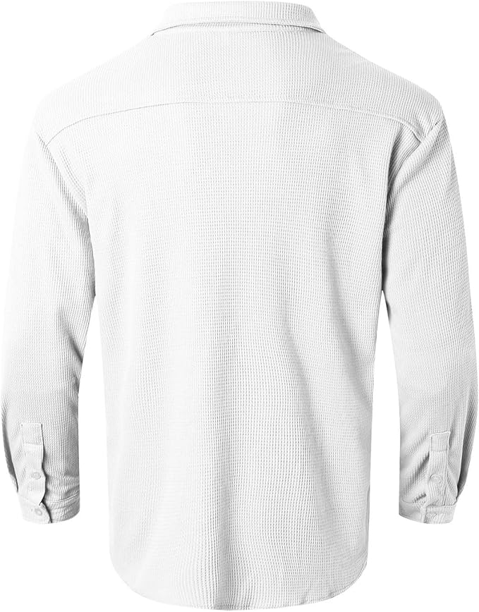 Men's Summer Casual Shirt | Lightweight, Long Sleeve