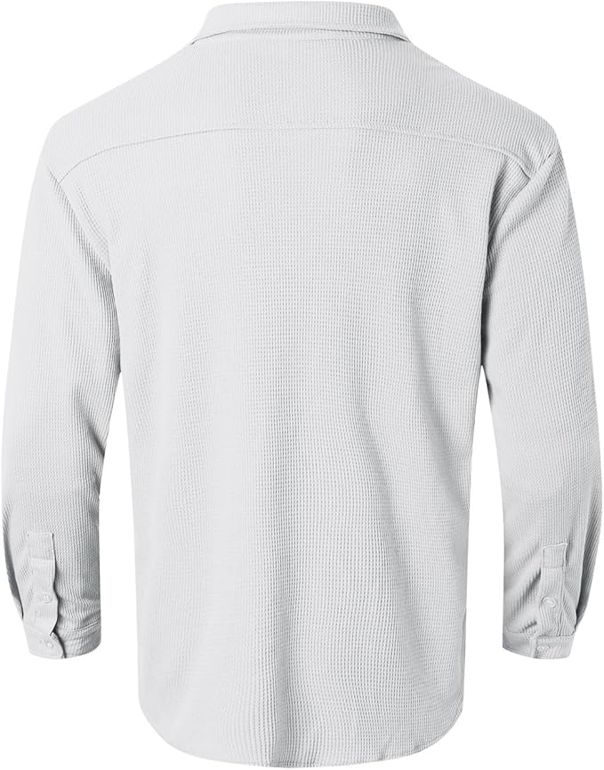 Men's Summer Casual Shirt | Lightweight, Long Sleeve