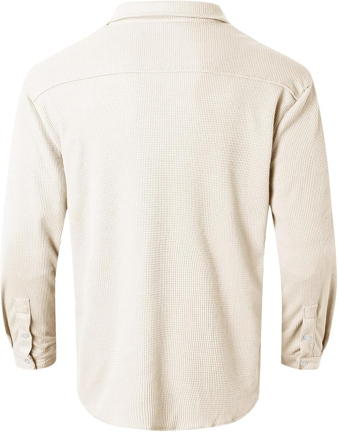 Men's Summer Casual Shirt | Lightweight, Long Sleeve