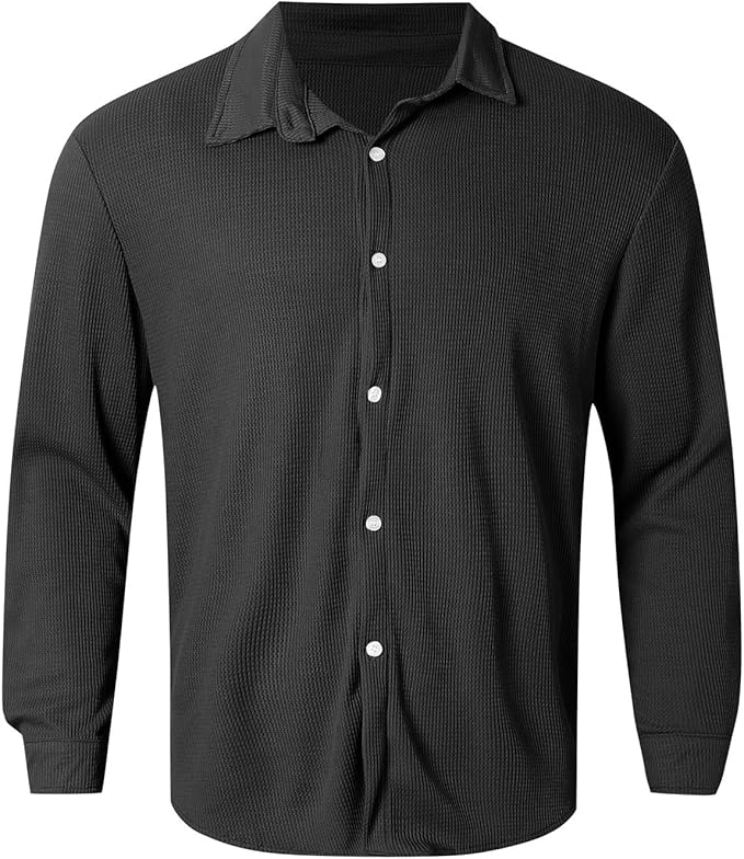 Men's Summer Casual Shirt | Lightweight, Long Sleeve