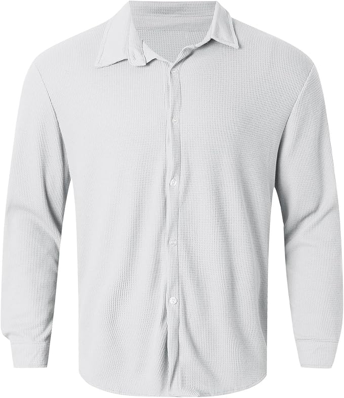Men's Summer Casual Shirt | Lightweight, Long Sleeve