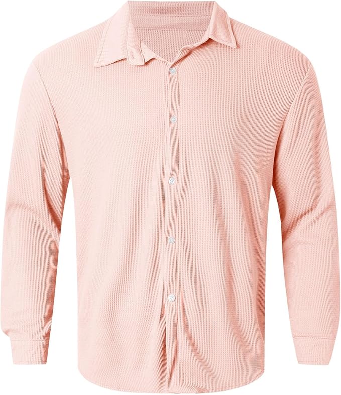 Men's Summer Casual Shirt | Lightweight, Long Sleeve