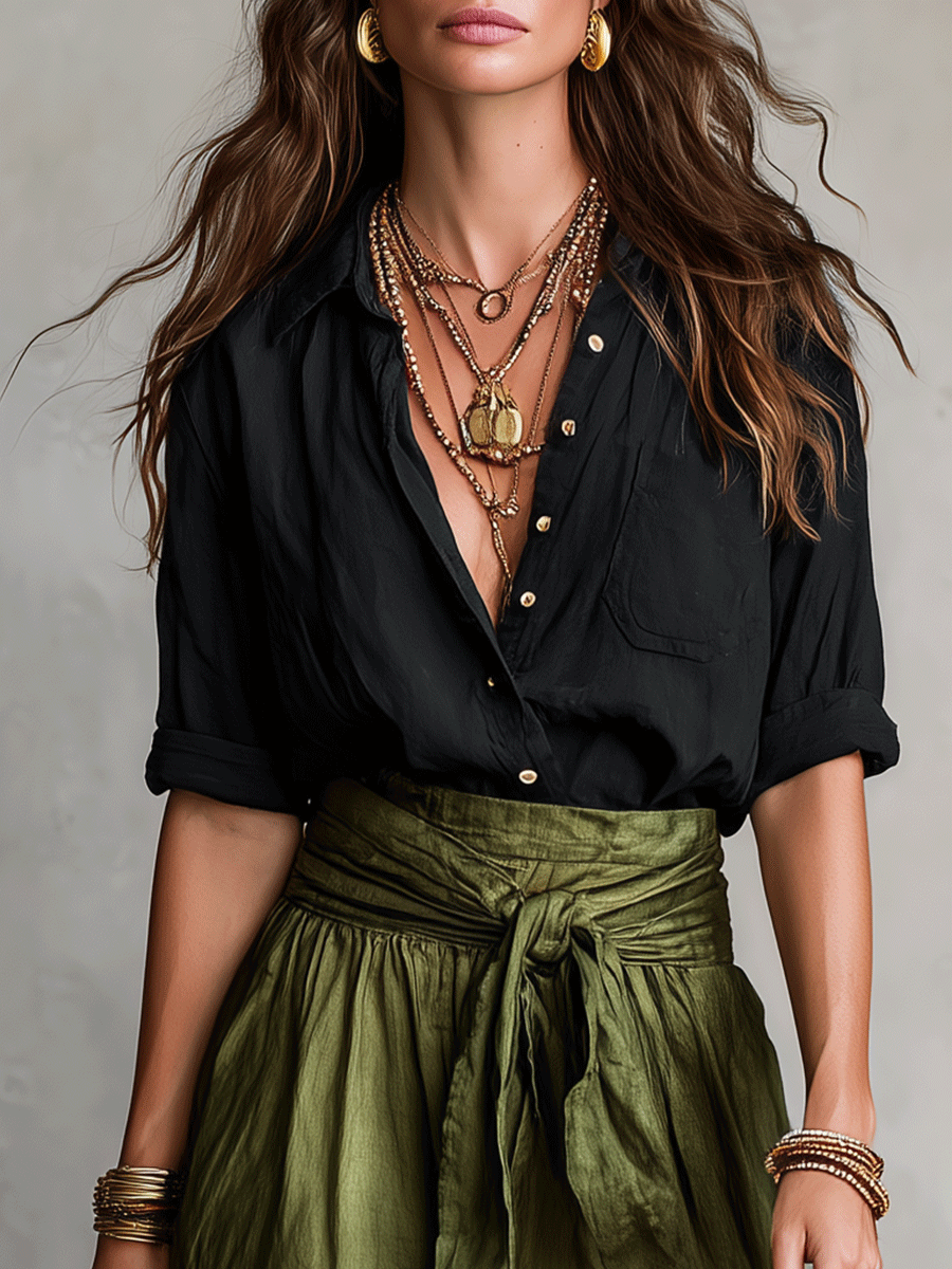 DAISY | Effortless Elegance Boho Skirt Set