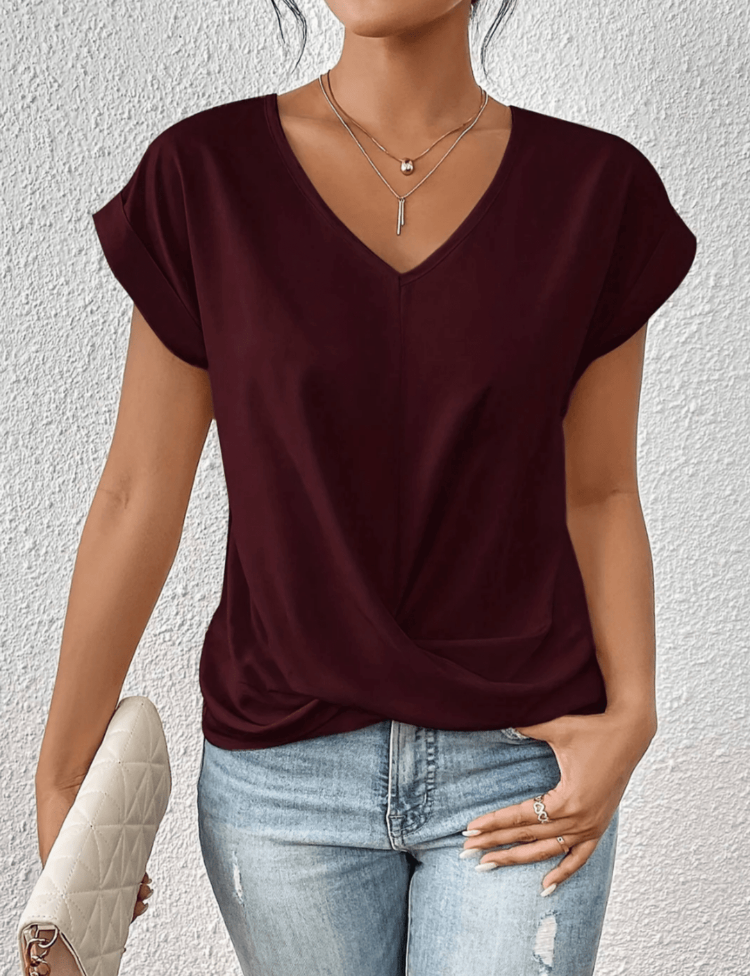 Niamh | Casual V-Neck Top