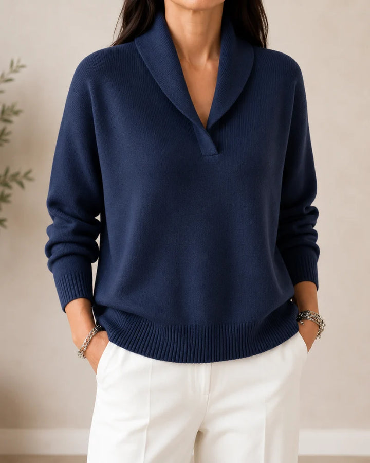Soft V-Neck Jumper for Women