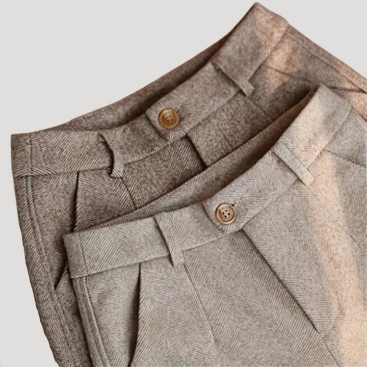 Lex | Heritage herringbone trousers