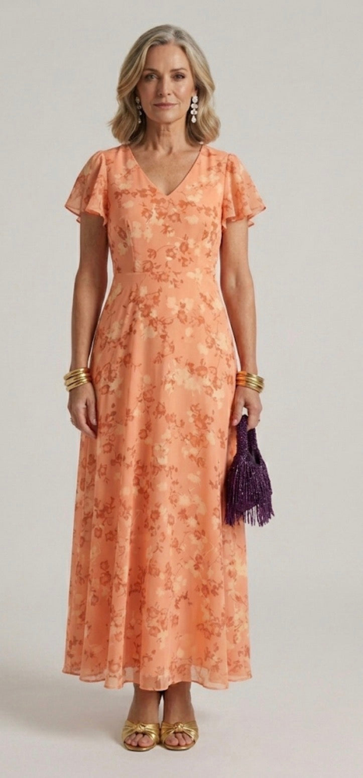 Ellis & Johnson™  | Glamorous Dress with Tummy Coverage