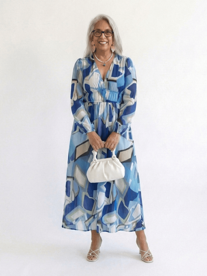 ALTHEA™ | Long Sleeve Floral Maxi Dress