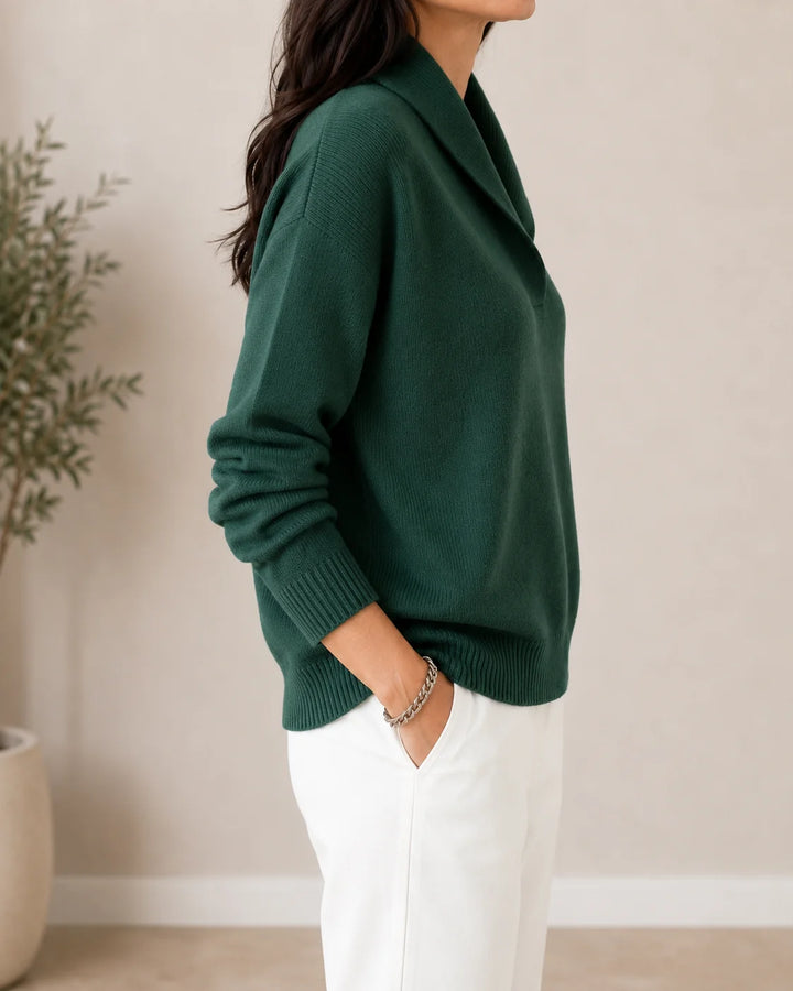 Soft V-Neck Jumper for Women